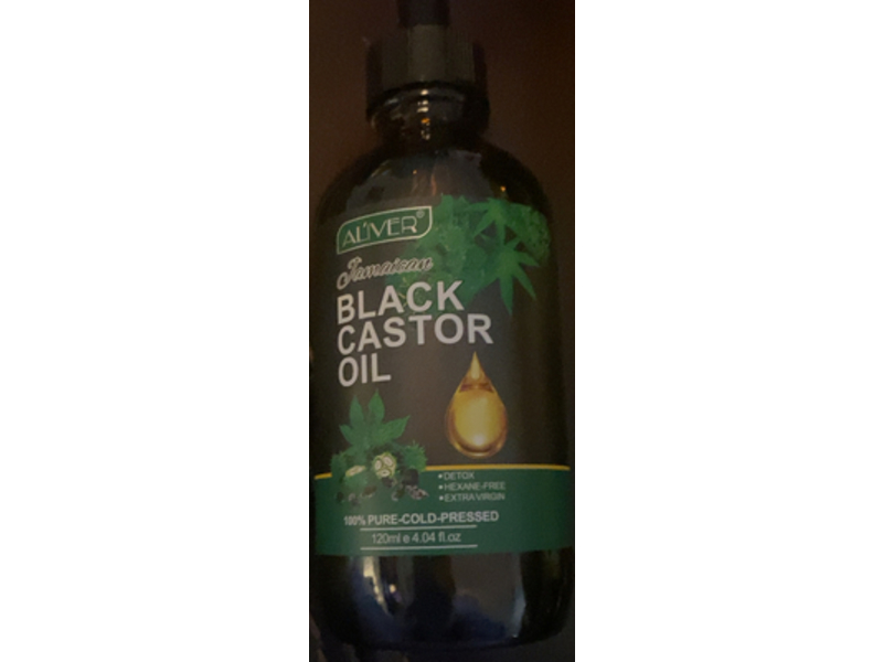Aliver Jamaican Black Castor Oil, 4.04 fl oz/120 mL, Pack Of 2