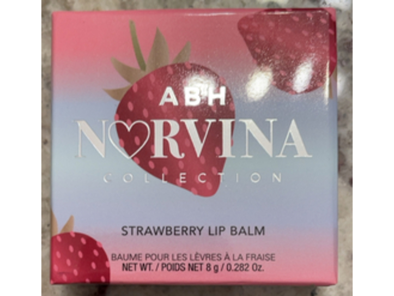 Anastasia Beverly Hills Norvina Lip Balm, Strawberry, 0.282 oz/8 g