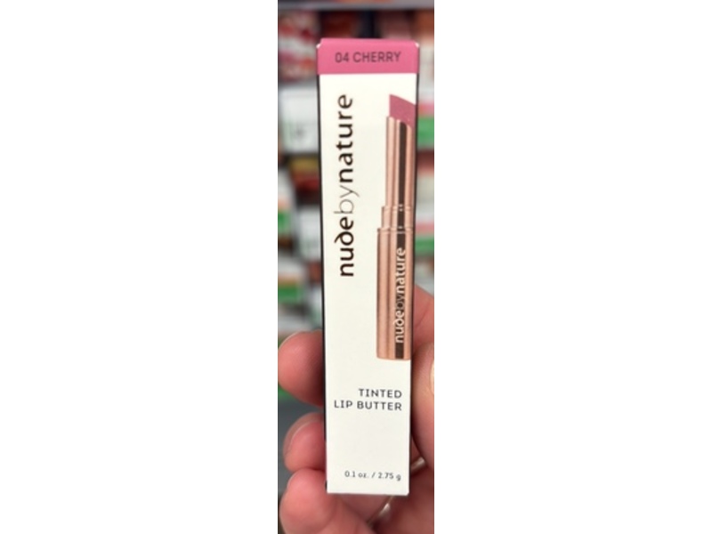 Nude By Nature Tinted Lip Butter, 04 Cherry, 0.1 oz/2. 75 g