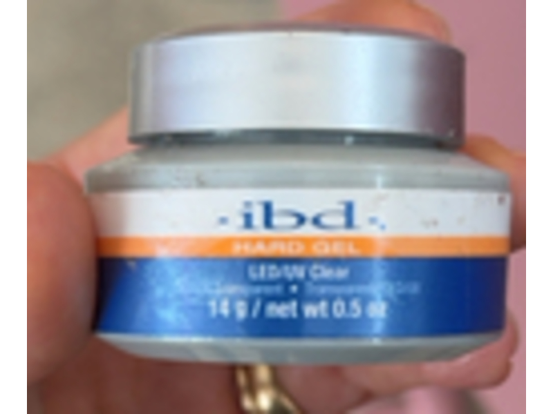Ibd Hard Gel, LED/UV Clear, 0.5 oz/14 g