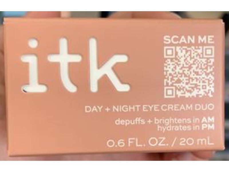 itk Day + Night Eye Cream Duo, 0.6 fl oz/20 mL