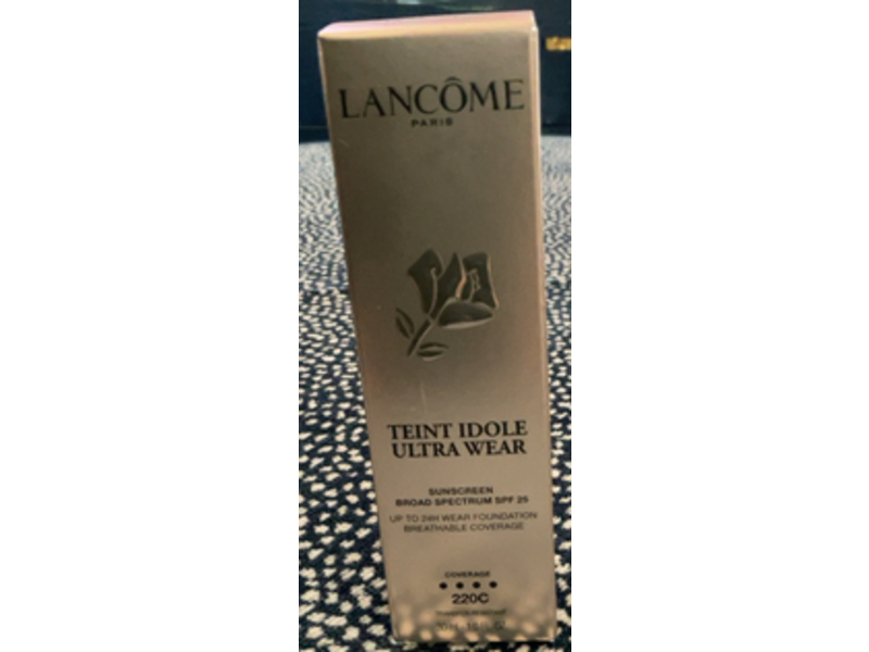 Lancome Teint Idole Ultra Wear 24H Full Coverage Foundation, 220 C, 1.0 fl oz/30 mL