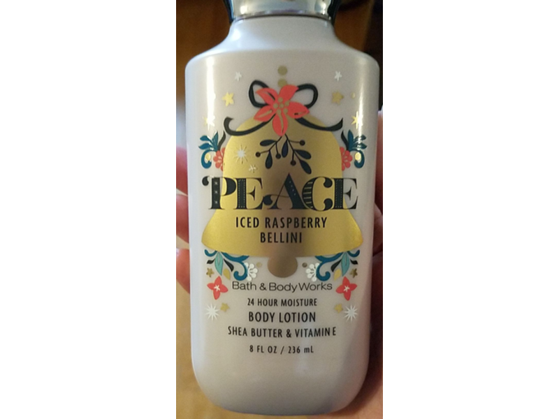 Bath & Body Works Body Lotion, Peace, Iced Raspberry Bellini, 8 fl oz/236 mL, Pack Of 3