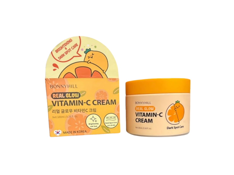 Bonnyhill Real Glow Vitamin-C Cream, 3.38 fl oz/100 mL
