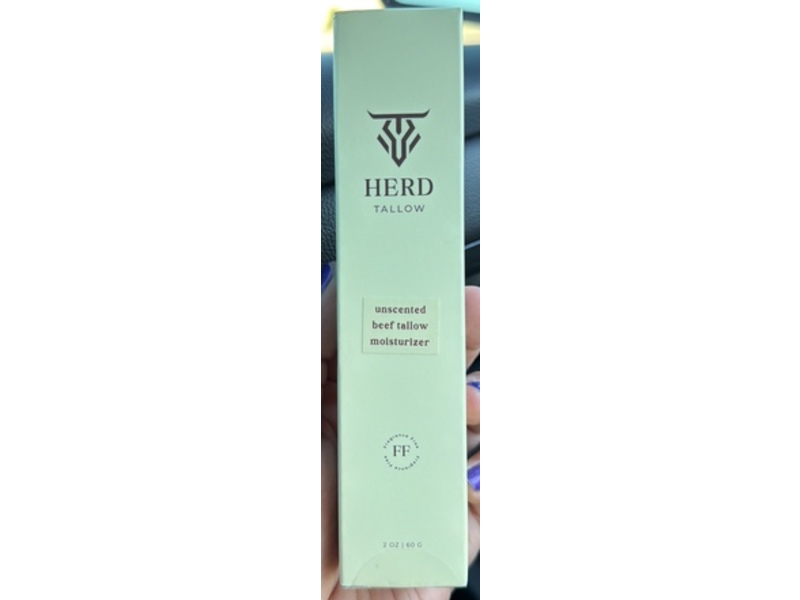 Herd Unscented Beef Tallow Moisturizer, 2 oz/60 g