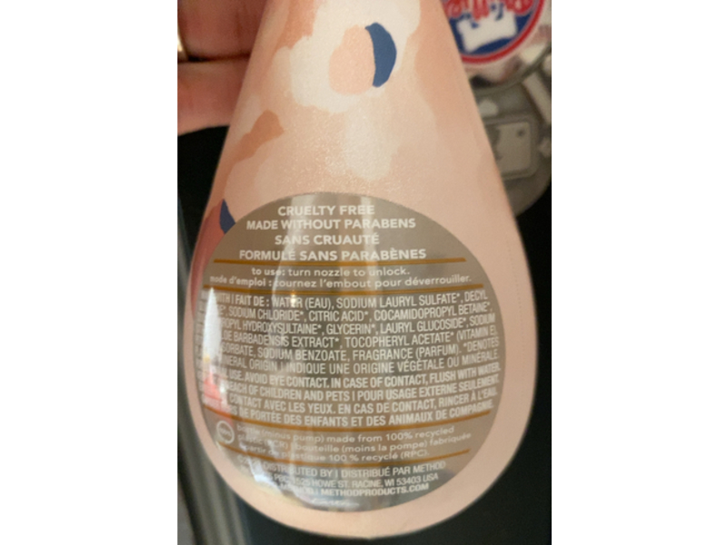 Method Hand Wash, Brown Butter + Vanilla, 12 fl oz/354 mL