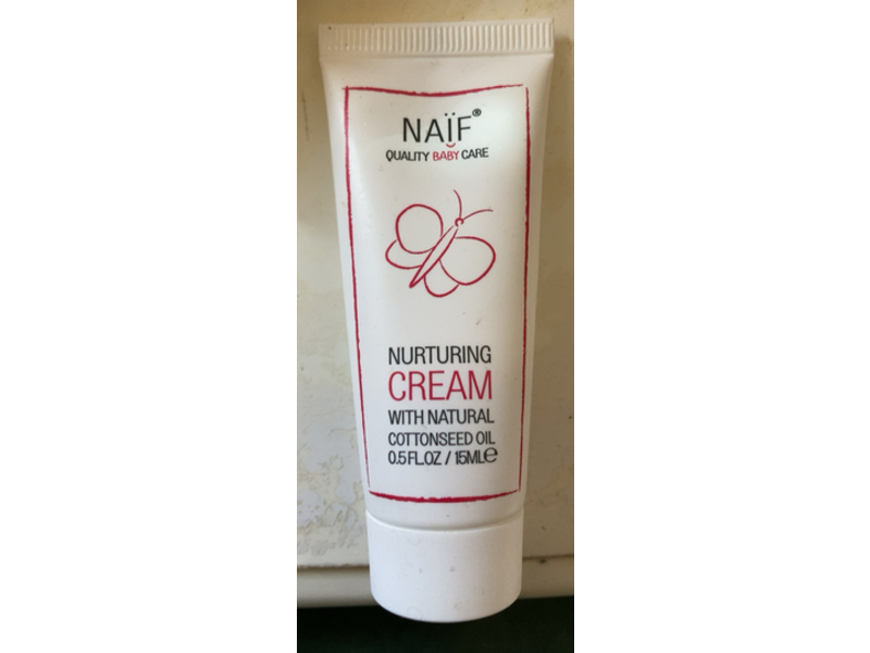 Naïf Nurturing Baby Cream, Natural Cottonseed Oil, 0.5 fl oz/15 mL