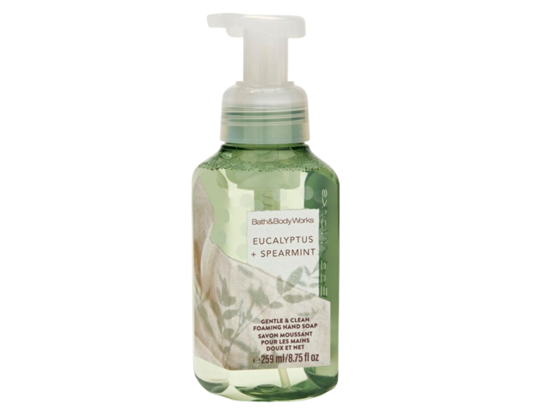 Bath & Body Works Gentle & Clean Foaming Hand Soap, Eucalyptus+Spearmint, 8.75 fl oz/259 mL