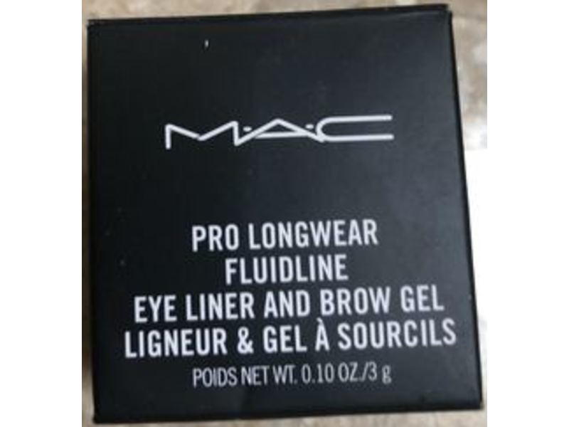 M.A.C Pro Longwear Eye Liner And Brow Gel, Blacktrack, 0.10 oz/3 g