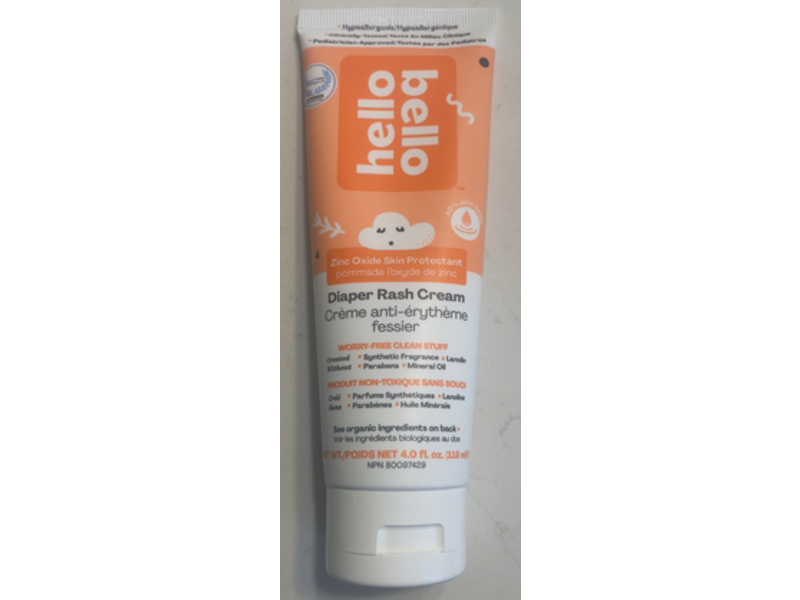 Hello Bello Diaper Rash Cream, 4 fl oz/118 mL