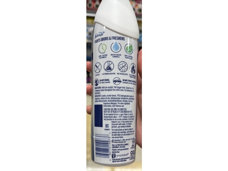 Febreze Air Mist Musty Odor Fighter Fresh Air, 8.1 oz/230 g