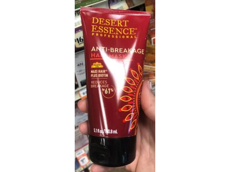 Desert Essence Anti-breakage Hair Mask, 5.1 fl oz/150.8 mL