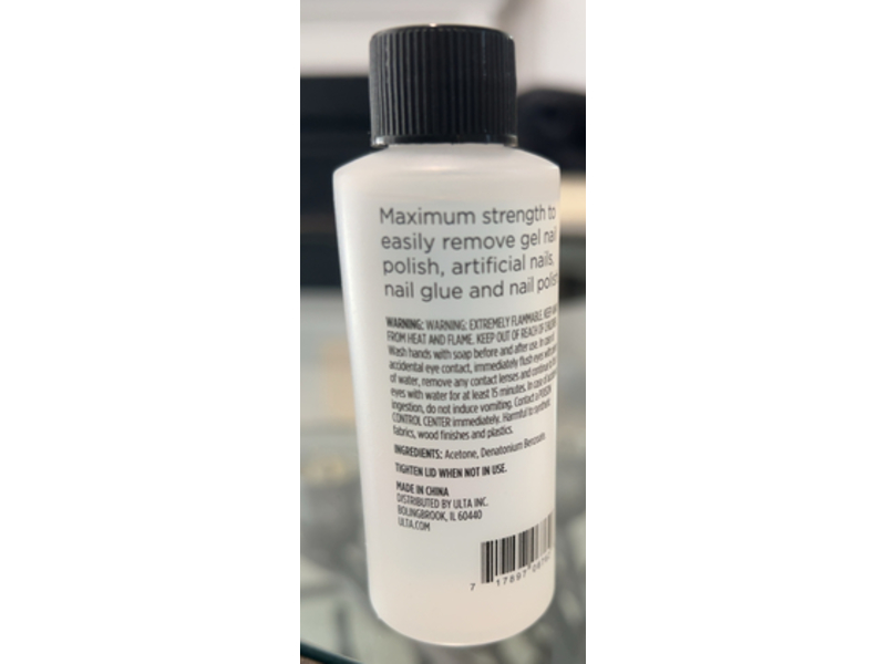 Ulta Beauty Nail Polish Remover, 2 fl oz/59 mL