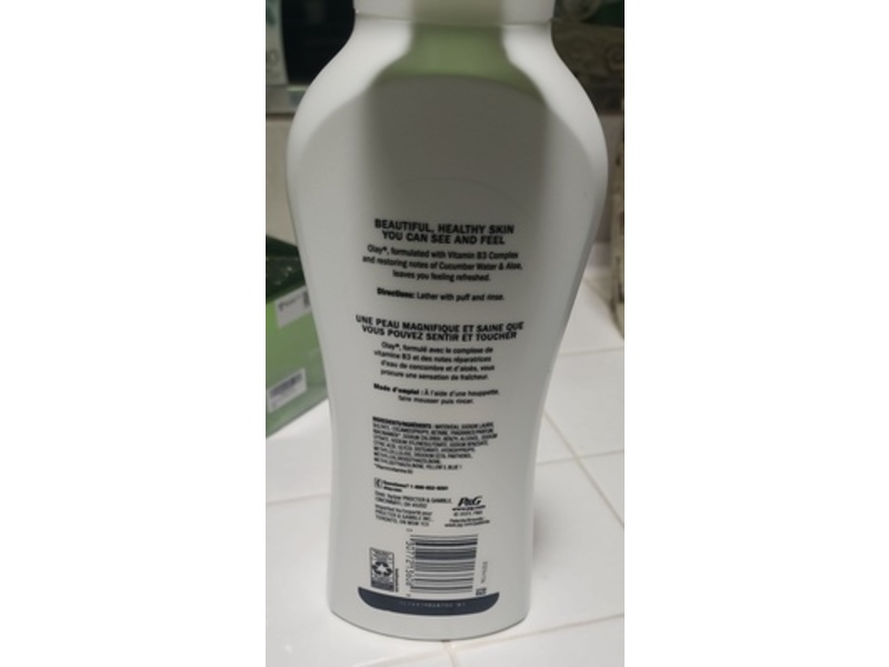 Olay Restores Hydration Body Wash, Cucumber Water & Aloe, 23.6 fl oz/700 mL