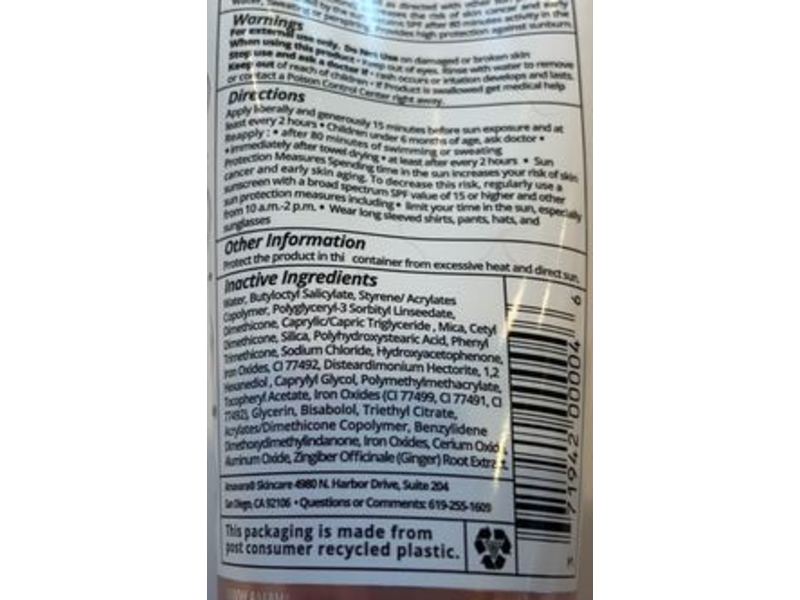 Amavara Reef Tinted Mineral Sunscreen, SPF 50, 1.65 fl oz/49 mL