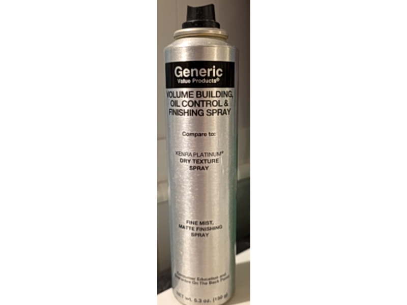 Generic Value Products Matte Finishing Spray, 5.3 oz/150 g