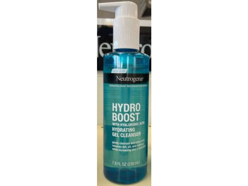 Neutrogena Hydro Boost Hydrating Gel Cleanser, Hyaluronic Acid, 7.8 fl oz/230 mL