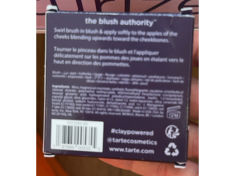 Tarte Amazonian Clay 12 - Hour Blush, Seduce, 0.12 oz/3.6 g