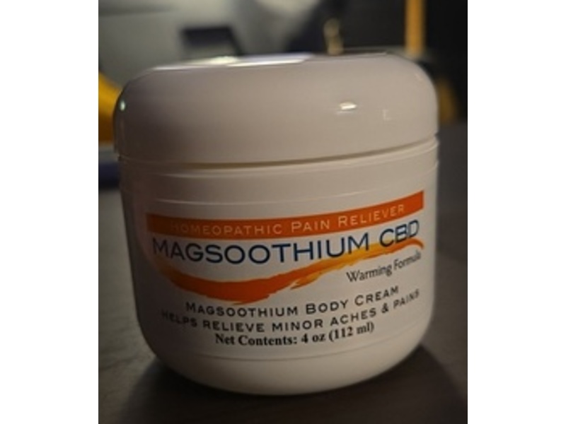 Magsoothium Body Cream. 4 oz/112 mL