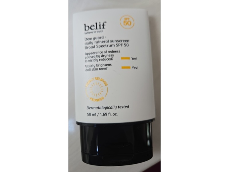Belif Dew Guard Daily Sunscreen, SPF 50, 1.69 fl oz/50 mL