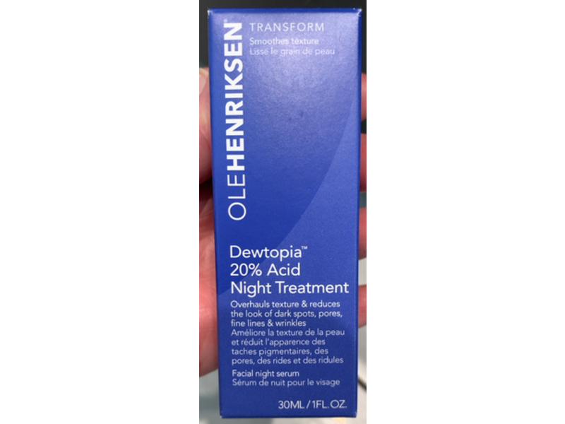 Ole Henriksen Dewtopia 20 % Acid Night Treatment Facial Serum, 1 oz/30 mL