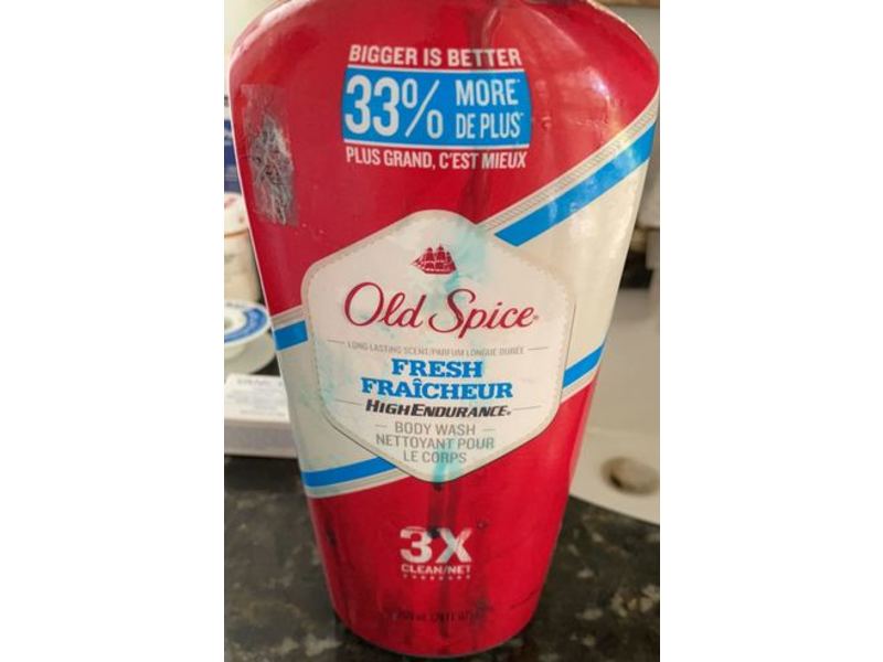Old Spice High Endurance Body Wash, Fresh, 24 fl oz/709 mL