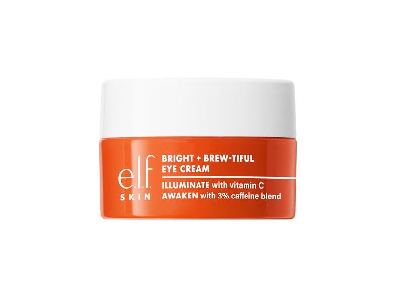 e.l.f Bright+Brew-tiful Eye Cream, Vitamin C, 0.52 oz/15 g