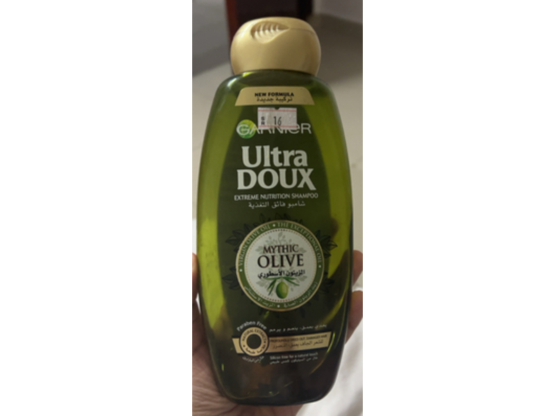 Garnier Ultra Doux Extreme Nutrition Shampoo, Mythic Olive, 400 mL