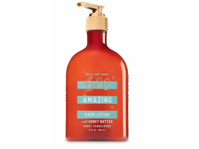 Bath & Body Works Bee Amazing Hand Lotion, Honey Butter & Honey Sandalwood, 8 fl oz/236 mL