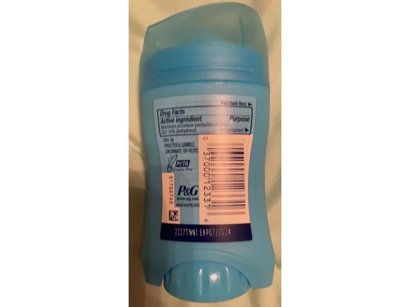 Secret Antiperspirant Deodorant, Powder Fresh, 1.6 oz/45 g