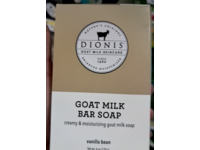 Dionis Goat Milk Bar Soap, Vanilla Bean, 6 oz/170 g - Image 3