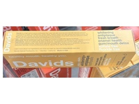 Davids Whitening + Antiplaque Toothpaste, Natural Orange Vanilla, 5.25 oz/149 mL - Image 4