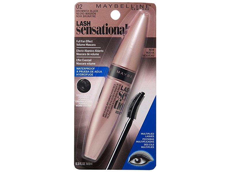 Maybelline Lash Sensational Mascara, 02 Brownish Black, 0.3 fl Ingredients Reviews