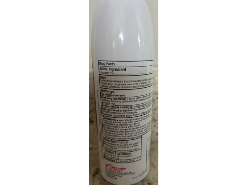 Cvs Medicated Antifungal Continuous Liquid Spray, 5.3 oz/150 g