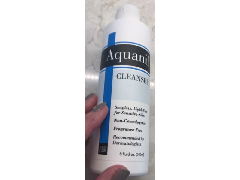 Aquanil Cleanser, Fragrance-Free, 8 fl oz/240 mL