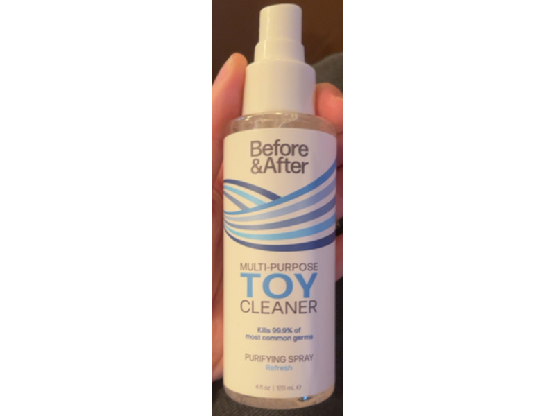 Before & After Multi - Purpose Toy Cleaner Purifying Spray, Refresh, 4 fl oz/120 mL