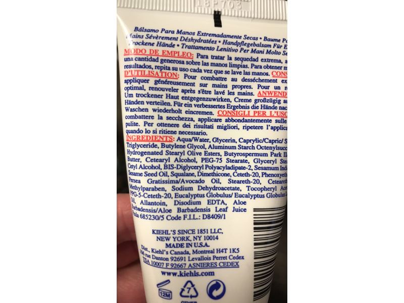 Kiehl's Since 1851 Ultimate Strength Hand Salve, 2.5 fl oz/75 mL