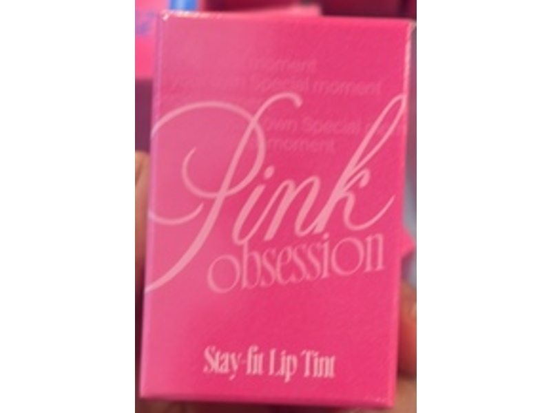 Fwee Pink Obsession Stay-Fit Lip Tint, G05 Core Pink, 0.13 oz/3.8 g