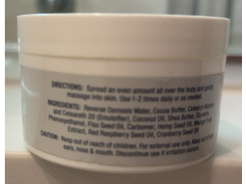 Naples Soap Company Body Butter, 3 oz/85 g