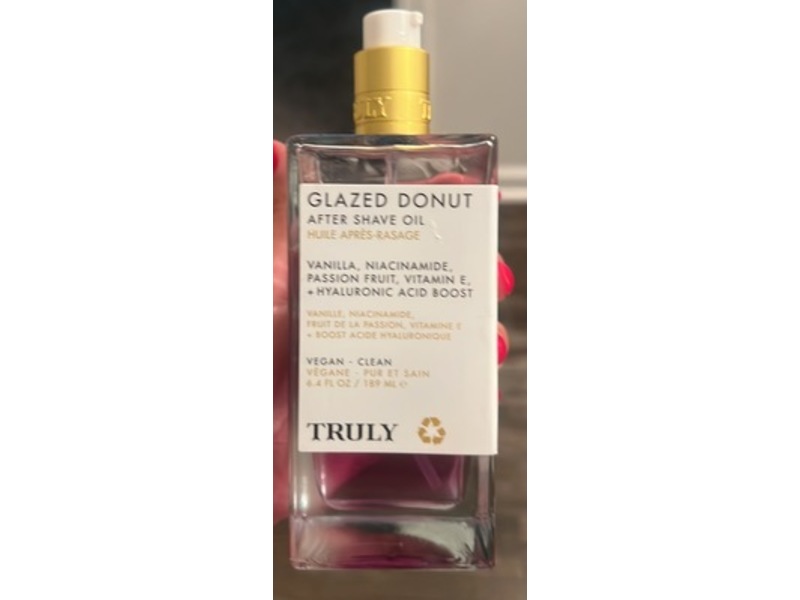 Truly Beauty Glazed Donut After Shave Oil, 6.4 fl oz/189 mL