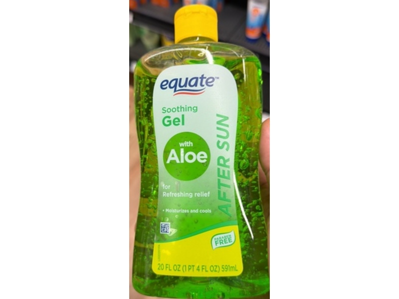 Equate After Sun Soothing Gel, Aloe, 20 fl oz/591 mL