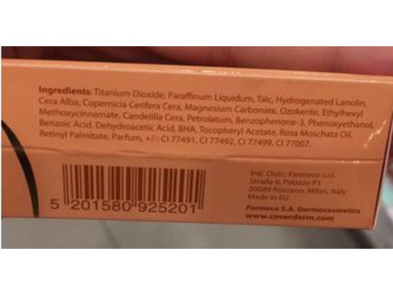 Cover Derm Concealer Eye Corrector, 5, SPF 30, 18 oz