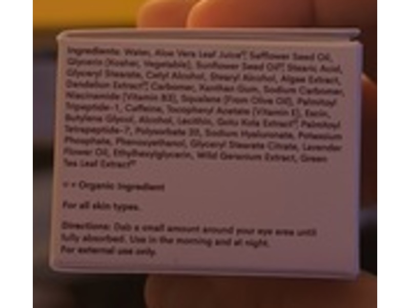 Fleur & Bee Anti-Aging Eye Cream, Eyes Eyes Baby, 0.6 oz