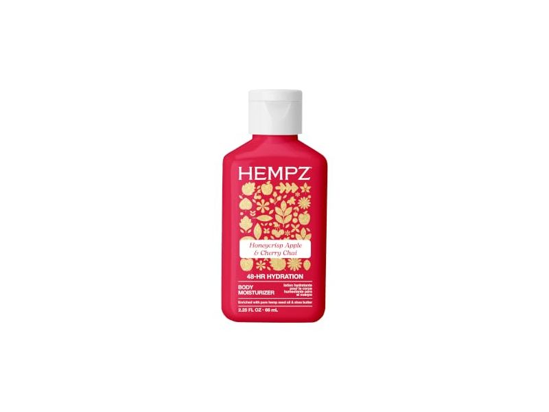 Hempz Mini Body Moisturizer, Honeycrisp Apple & Cherry Chai, 2.25 fl oz/66 mL
