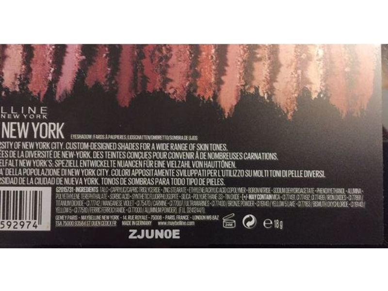 Maybelline New York Nudes Of New York Eyeshadow Palette, 0.634 oz/18 g