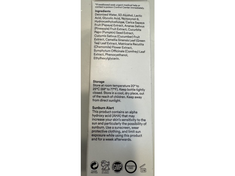 Perfect Image Pineapple Pumpkin Enzyme Peel, Age, 1 fl oz/30 mL