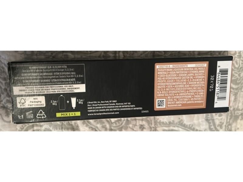 L'Oreal Professionnel Paris Inoa Permanent Color, 7.8, 2.1 oz/67 mL