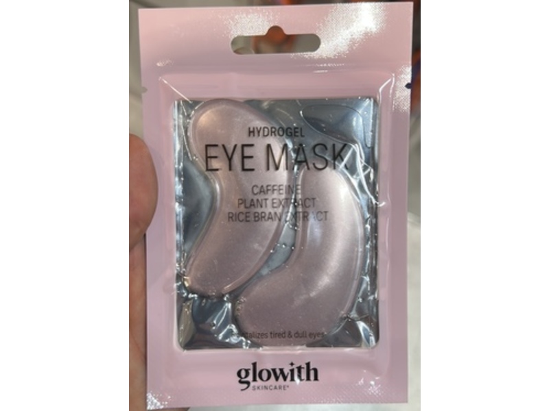 Glowith Skincare Hydrogel Eye Mask, Caffeine Plant Extract, 1 Pair