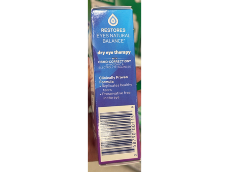 TheraTears Lubricant Eye Drops, 0.50 oz/15 mL, Pack Of 7