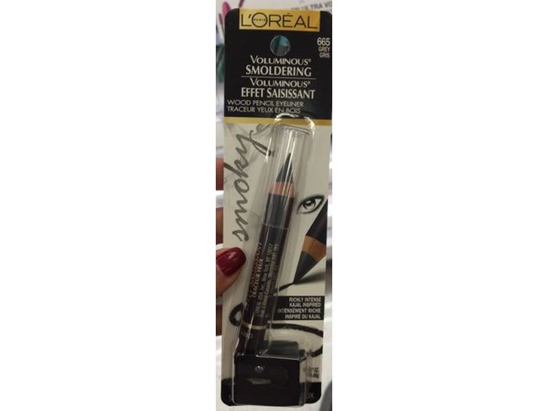 L'Oreal Paris Voluminous Smoldering Eyeliner, Grey, 0.087 oz/2.48 g